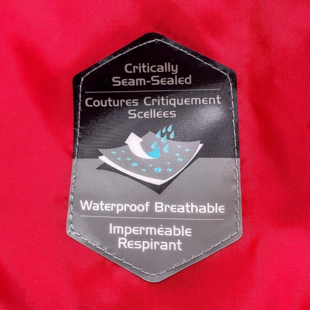 Columbia Bugaboo Omni-Tech Jacket Mens Medium Blue Ski Coat Waterproof Shell - Picture 10 of 15